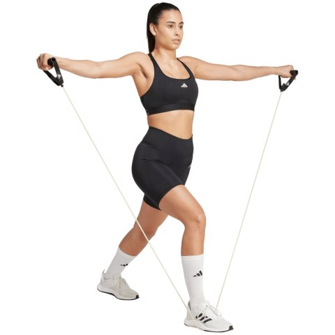 Spodenki damskie adidas Optime Essentials Stash Pocket 7-Inch czarne IT2281