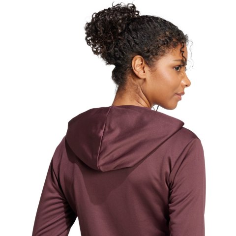 Dres damski adidas Essentials Linear bordowy JD2698