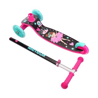 Hulajnoga Meteor trójkołowa Funny różowa 17748