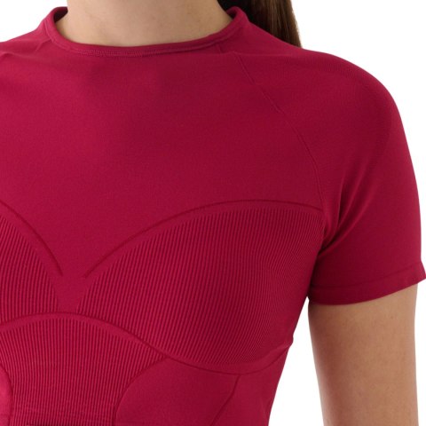 Koszulka damska 4F FNK F1737 burgund 4FRAW24TFTSF1737 60S