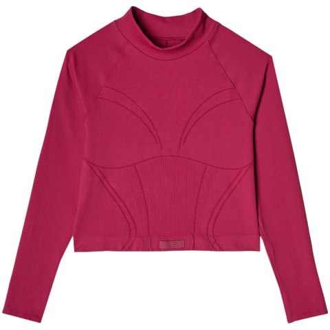 Koszulka damska 4F Longsleeve FNK F483 burgund 4FRAW24TFLOF483 60S