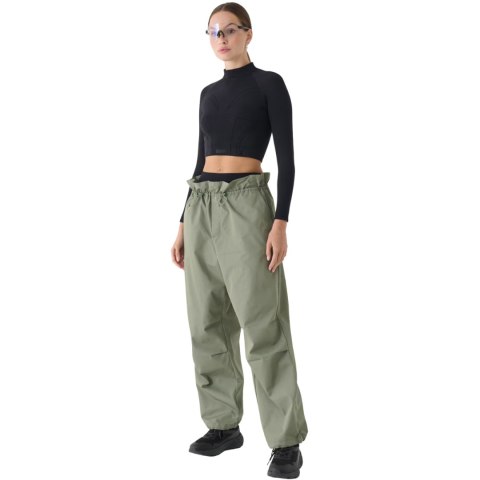 Koszulka damska 4F Longsleeve FNK F483 głęboka czerń 4FRAW24TFLOF483 20S