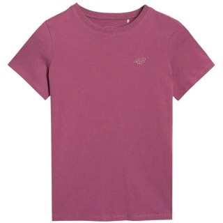 Koszulka dla dziewczynki 4F F2397 ciemny fiolet 4FJWAW25TTSHF2397 50S