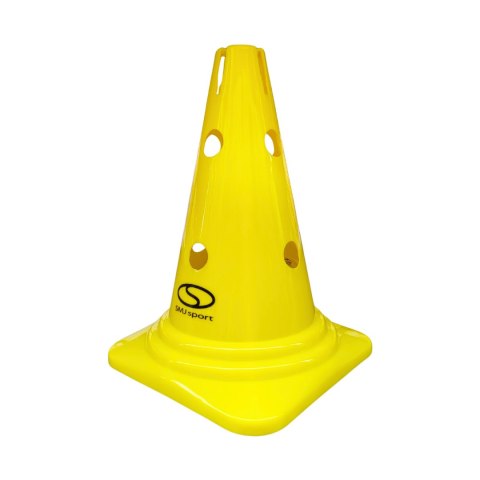 Pachołek Smj 30 cm żółty z otworami VCM-12H8