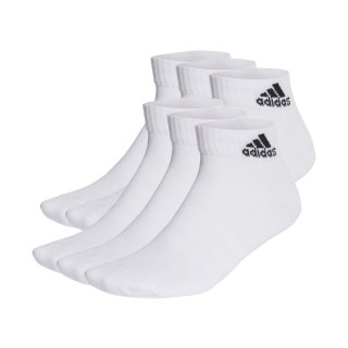 Skarpety adidas Cushioned Sportswear Ankle Socks 6 Pairs białe HT3442