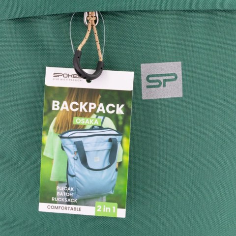 Plecak miejski/torba 2w1 Spokey Osaka 20 l zielony 943498