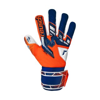 Rękawice bramkarskie Reusch Attrakt Freegel Gold NC pomarańczowo-niebieskie 5570135 2500