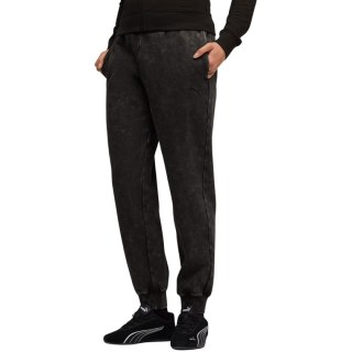 Spodnie damskie Puma ESS Elevated Comfort Wash Sweatpants czarne 688104 01