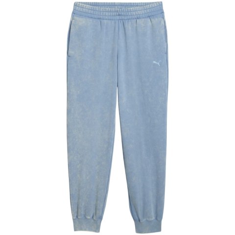 Spodnie damskie Puma ESS Elevated Comfort Wash Sweatpants niebieskie 688104 34