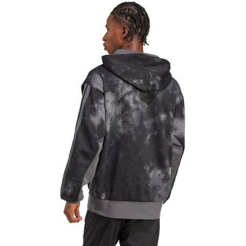 Bluza męska adidas Sea AOP Hoodie grafitowa JW3709