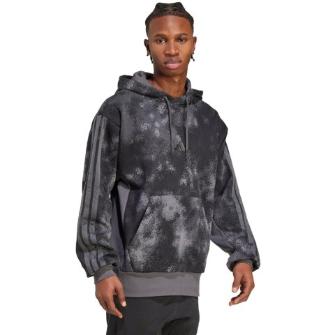 Bluza męska adidas Sea AOP Hoodie grafitowa JW3709