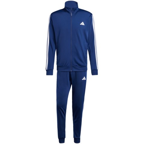 Dres męski adidas Sportswear Basic 3-Stripes niebieski JI8859