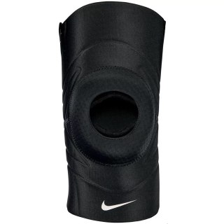 Ściągacz na kolano Nike Pro Open Patella czarny N1000675010