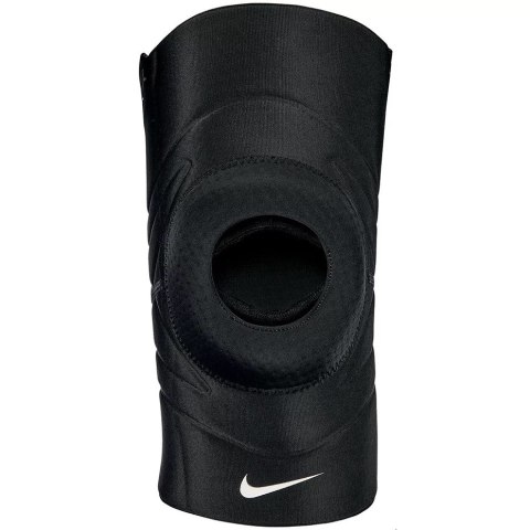 Ściągacz na kolano Nike Pro Open Patella czarny N1000675010