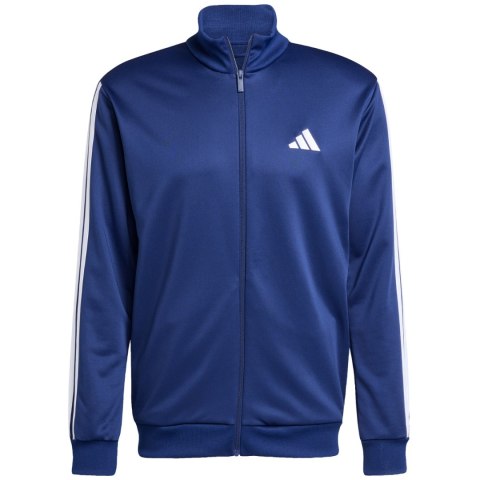 Dres męski adidas Sportswear Basic 3-Stripes French Terry granatowy KB7656