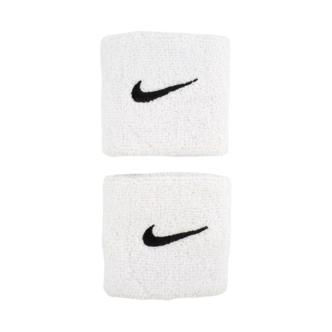 Frotki na rękę Nike Swoosh Wristbands 2 szt. białe N1012405101OS