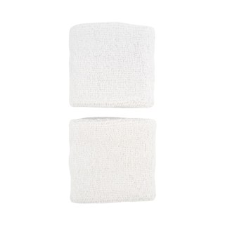Frotki na rękę Nike Swoosh Wristbands 2 szt. białe N1012405101OS