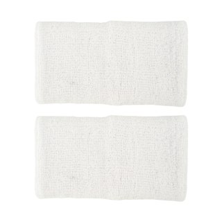 Frotki na rękę Nike Swoosh Wristbands 2 szt. białe N1012406101OS