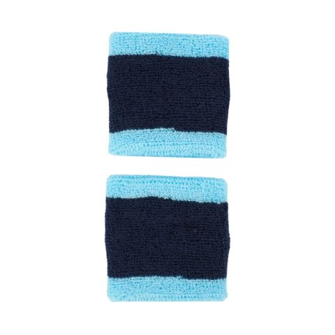 Frotki na rękę Nike Swoosh Wristbands 2 szt. granatowo-niebieskie N1012405403OS