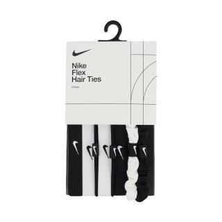 Gumki do włosów Nike Flex Hair Ties 8 szt. biało-czarne N1011934127OS
