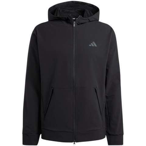 Bluza męska adidas Designed for Training COLD.RDY Full-Zip Hoodie czarna IN5607