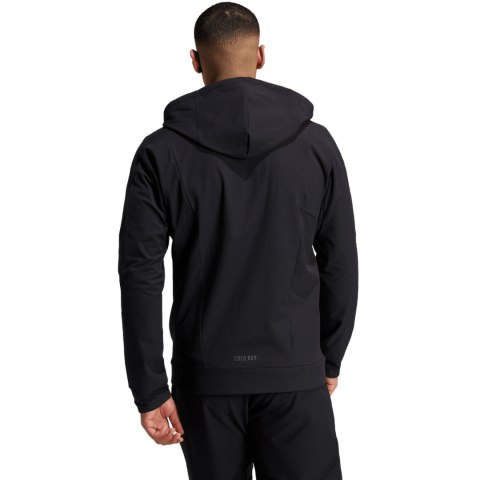 Bluza męska adidas Designed for Training COLD.RDY Full-Zip Hoodie czarna IN5607