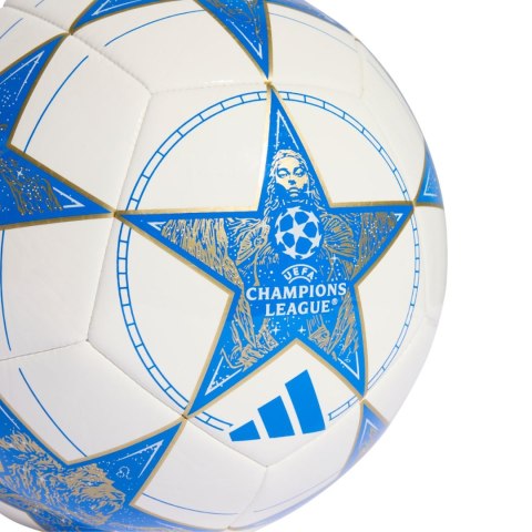 Piłka nożna adidas UCL Club 25/26 League Stage biało-niebieska KA0070