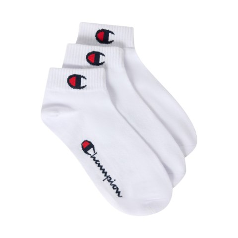 Skarpety Champion 3pk Quarter Socks białe U20099 WW001