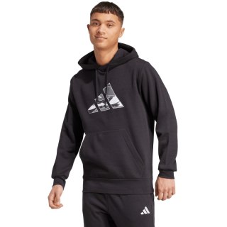 Bluza męska adidas Camo 3B Hoodie czarna JM6378