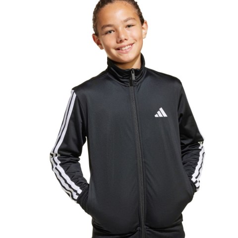 Dres dla dzieci adidas Essentials Climacool Kids 3 Stripes Training Tracksuit 205 czarny JD6502