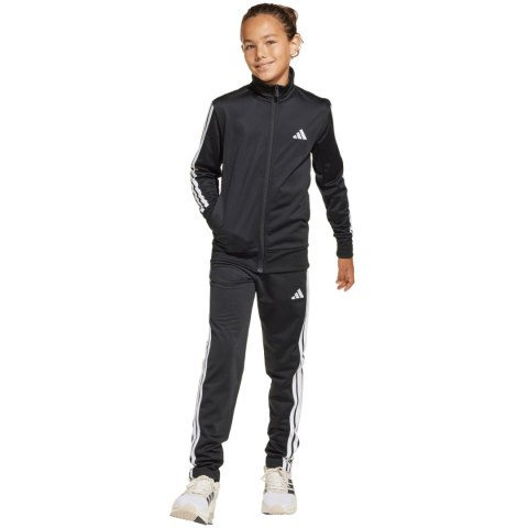 Dres dla dzieci adidas Essentials Climacool Kids 3 Stripes Training Tracksuit 205 czarny JD6502