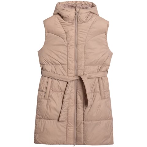 Kamizelka damska 4F F221 beżowa 4FWAW25TVJAF221 083S