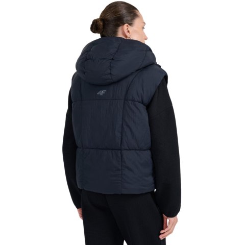 Kamizelka damska 4F F299 głęboka czerń 4FWAW25TVJAF299 20S