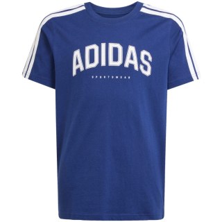 Koszulka dla dzieci adidas Codes Collegiate Graphic Tee granatowa JL6138