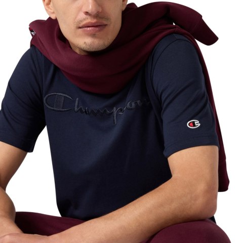 Koszulka męska Champion SS Tee granatowa 220273 BS501