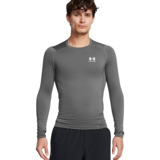 Koszulka męska Under Armour HG Armour Comp LS szara 1361524 025