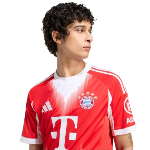 Koszulka męska adidas FC Bayern 25/26 Home czerwona JJ2137