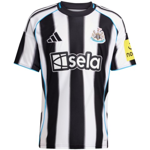 Koszulka męska adidas Newcastle United FC 25/26 Home biało-czarna JI7382