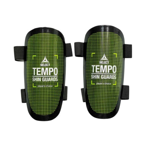 Ochraniacze piłkarskie Select Tempo v25 czarno-zielone 18873