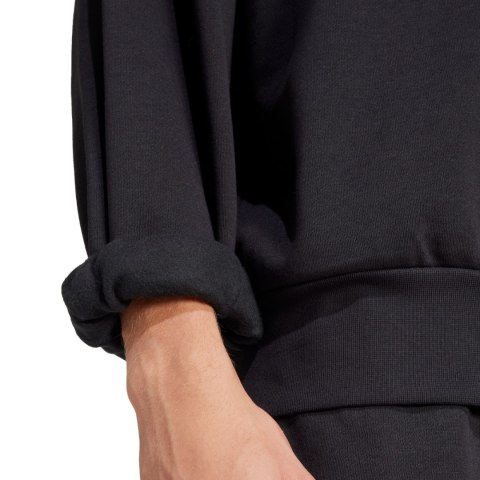 Bluza męska adidas Essentials Loose Fit 3 Bar Logo czarna JF3542