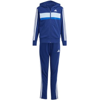 Dres dla dzieci adidas Seasonal Essentials Tiberio 3-Stripes French Terry granatowy JI6035