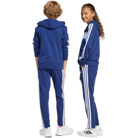 Dres dla dzieci adidas Seasonal Essentials Tiberio 3-Stripes French Terry granatowy JI6035