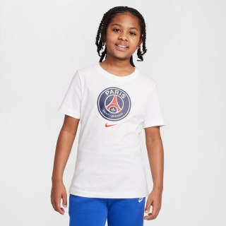 Koszulka Nike PSG Crest Tee Junior Jr IF0511-100