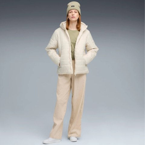 Kurtka damska Puma ESS Hooded Padded ecru 685231 87