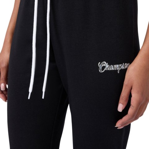 Spodnie damskie Champion Rib Cuff Pants czarne 118256 KK001