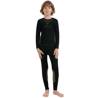 Bielizna bezszwowa dla chłopca 4F M248 głęboka czerń 4FJWAW25USEAM248 20S