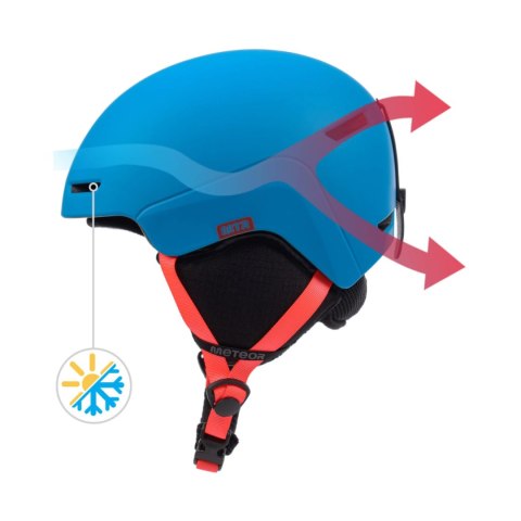 Kask narciarski Meteor Avalo M 55-58 cm niebieski 17285