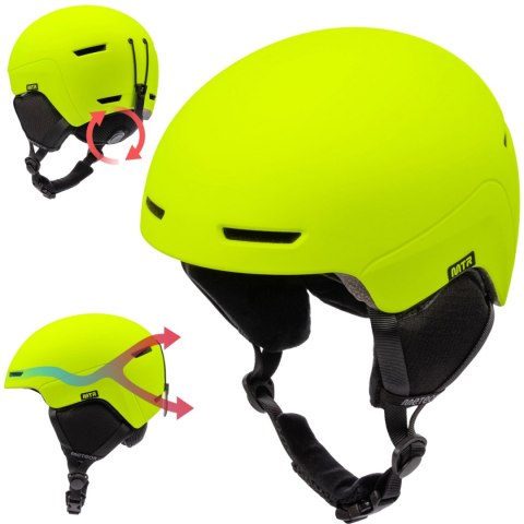 Kask narciarski Meteor Avalo S 53-55 cm neonowy żółty 17288