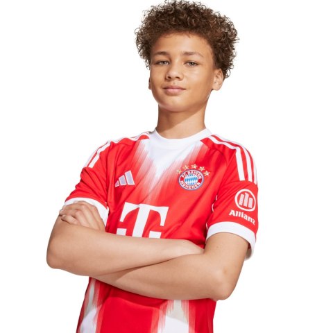 Koszulka dla dzieci adidas FC Bayern 25/26 Home czerwona JN8525