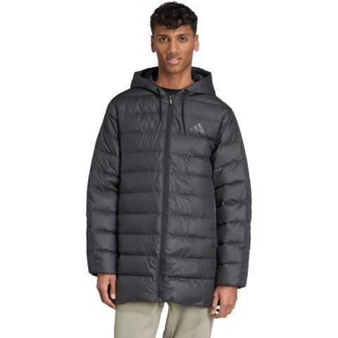 Kurtka męska adidas Essentials Climawarm 3-Stripes Light Down czarna JM4061